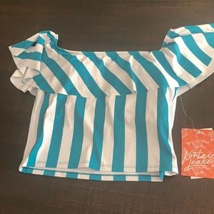 NWT Kortni Jeane medium swim top
